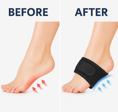 Pair of Gel-Infused Foot Supports