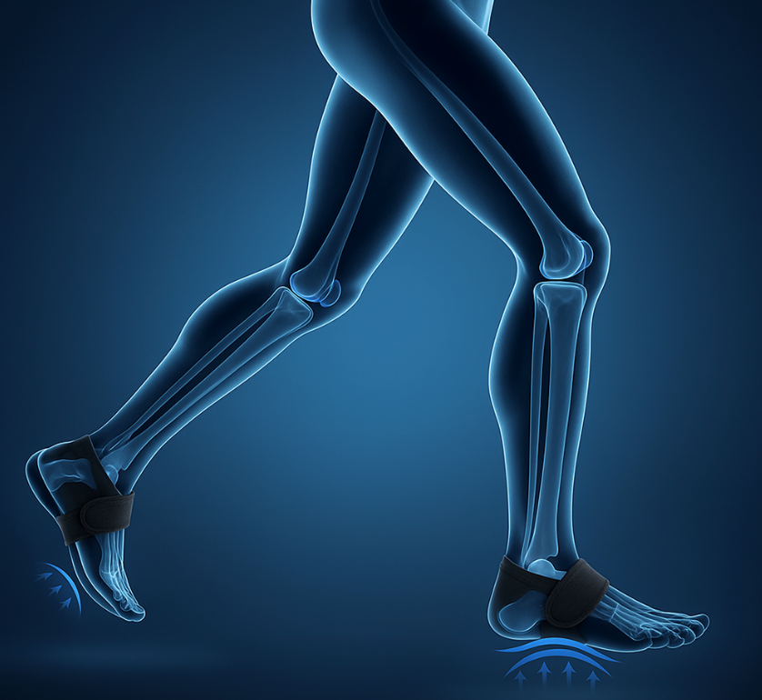 Pair of Gel-Infused Foot Supports