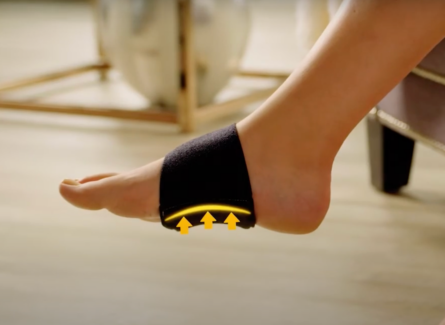 Pair of Gel-Infused Foot Supports