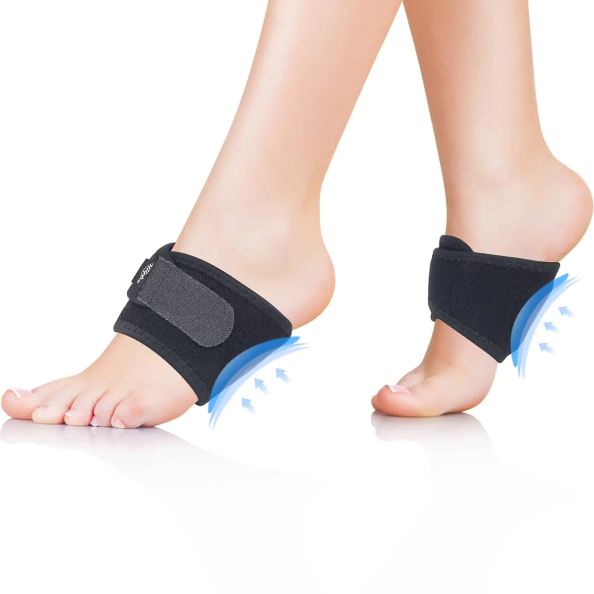 Pair of Gel-Infused Foot Supports